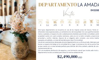 IMPRESIONANTE DEPARTAMENTO EN LA AMADA