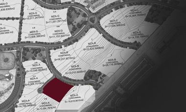 Lote de 12,049 m² en comunidad cerrada con campo de golf, en venta, San Miguel de Allende.