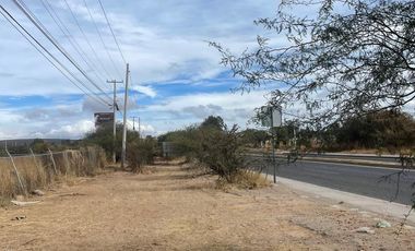 RENTA DE TERRENO EN GUADALUPE LA VENTA, EL MARQUES, MUY CERCA DEL AEROPUERTO, SOBRE AVENIDA
