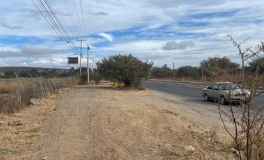 RENTA DE TERRENO EN GUADALUPE LA VENTA, EL MARQUES, MUY CERCA DEL AEROPUERTO, SOBRE AVENIDA