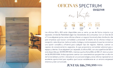 OFICINAS 804 Y 805 EN SPECTRUM EN VENTA