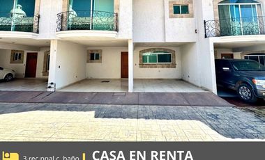 CASA EN RENTA EN LA LATERAL DE BALCONES DEL CAMPESTRE