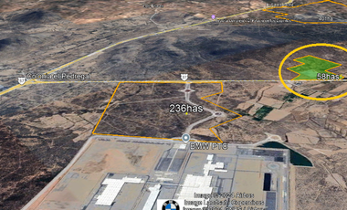 VENTA DE TERRENO INDUSTRIAL HASTA 58HA EN SAN LUIS POTOSI