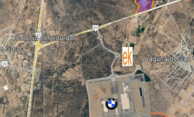 VENTA DE TERRENO INDUSTRIAL HASTA 58HA EN SAN LUIS POTOSI