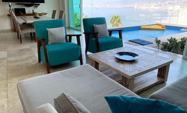 Acapulco villa en Joyas de Brisamar, espectacular vista desde cualquier lugar de la casa