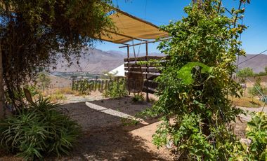 Venta de hermosa parcela de 10.000 m2, con 3 cabañas, agua de riego. Sector Mamalluca, Vicuña. $180 millones.