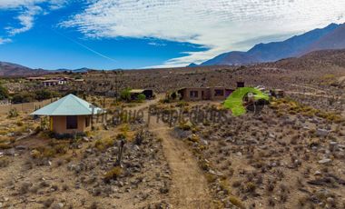 Venta de hermosa parcela de 10.000 m2, con 3 cabañas, agua de riego. Sector Mamalluca, Vicuña. $180 millones.