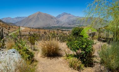 Venta de hermosa parcela de 10.000 m2, con 3 cabañas, agua de riego. Sector Mamalluca, Vicuña. $180 millones.