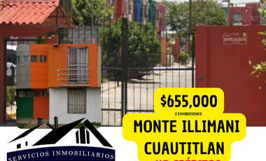 CASA EN VENTA EN MONTE ILLIMANI, LA ALBORADA, CUAUTITLAN $655,000 ¡¡EXCELENTE OPORTUNIDAD BANCARIA!!