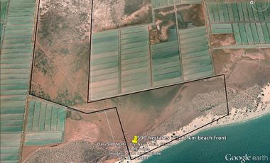 Terreno  Turístico en venta de 454 hectáreas, Playa Sahuimaro, Hermosillo, Sonora, Mexico.