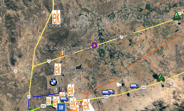 En SLPotosi terreno de 58has en VENTA uso industrial