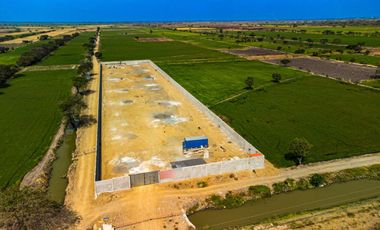 Se vende terreno con cerramiento en la vía al PAN