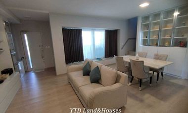 2-story townhouse for sale  in Anya Ratchapruek Nakhon In project. French Country Style design house from Land and House, with furniture, price 6.85 m