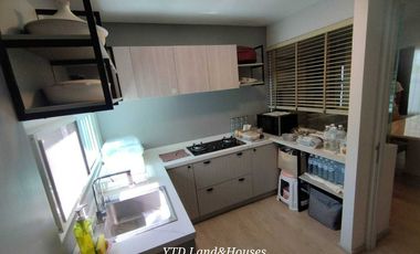 2-story townhouse for sale  in Anya Ratchapruek Nakhon In project. French Country Style design house from Land and House, with furniture, price 6.85 m