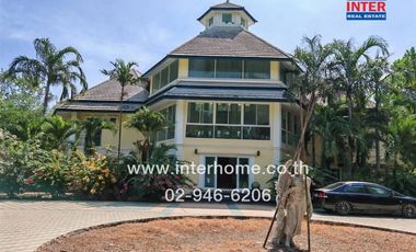 2-storey detached house, 11 rai, 289 sq m., Dom Duangsamorn Mansion, Road 304, Chachoengsao-Kabin Buri, Lat Phrao 2 Road, Khlong Khuen, Chachoengsao