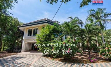 2-storey detached house, 11 rai, 289 sq m., Dom Duangsamorn Mansion, Road 304, Chachoengsao-Kabin Buri, Lat Phrao 2 Road, Khlong Khuen, Chachoengsao