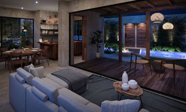 Casa en venta en comunidad cerrada, alberca privada, Xpu-Ha, Quintana Roo