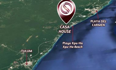 Casa en venta en comunidad cerrada, alberca privada, Xpu-Ha, Quintana Roo