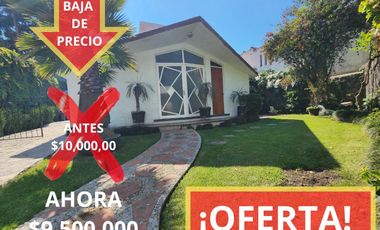 Casa Urge Venta en Ampliación Miguel Hidalgo en Tlalpan Rodeada de Jardines