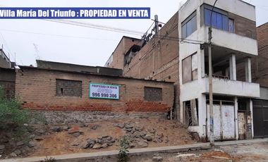 Villa María del Triunfo - Terreno en venta