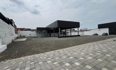 terreno comercial de alquiler en manta av.4nov 3825m2