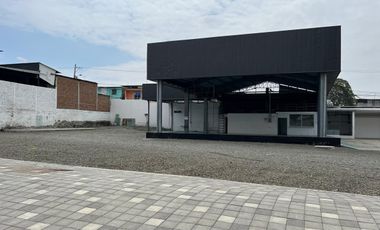 terreno comercial de alquiler en manta av.4nov 3825m2