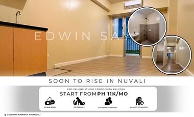 Pre Selling Mid Rise Studio Condo with Balcony in Sta Rosa Laguna