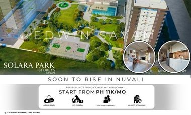 Pre Selling Mid Rise Studio Condo with Balcony in Sta Rosa Laguna