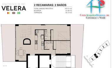 ¡Gran oportunidad! Departamento de playa para restaurar. Con vista lateral al mar