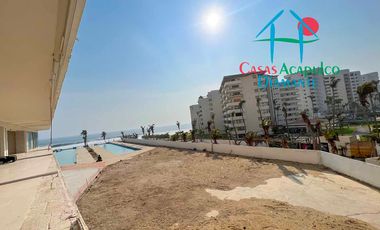 ¡Gran oportunidad! Departamento de playa para restaurar. Con vista lateral al mar
