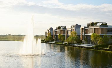 Lake legend Bangna-Suvarnabhumi: 214.20sqwah 563sqm. 4bed 4bath by the lake 99,000,000 Am: 065619----