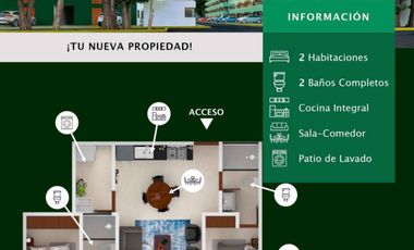 DEPARTAMENTOS EN PREVENTA EN SALIDA CHARO