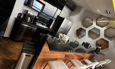 PENTHOUSE EN VENTA EN TORRE ABRIC, 2 PISOS, A 2 MINUTOS DEL PERIFÉRICO, TOTALMENTE AMUEBLADO, 3 RECÁMARAS, 3 BAÑOS,, PUEBLA