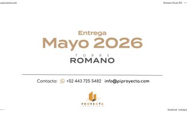 DESARROLLO VERTICAL EN PREVENTA EN CHAPULTEPEC ORIENTE