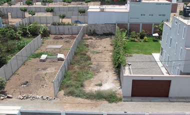 VENDO TERRENO PARA CASA DE PLAYA 450 M² BUJAMA BAJA - ACCS Y DER.