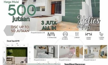 perumahan jatihandap kpr dp3 jt all in dekat ke rumah sakit hermina arcamanik