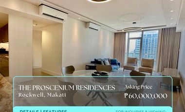 BRAND NEW 3BR UNIT IN THE PROSCENIUM RESIDENCES