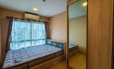 คุ้มสุด! คอนโดใกล้ ม.กรุงเทพ วิวสวย โครงการ พลัมคอนโด รังสิต อไลฟ์ 1 (Plum Condo Rangsit Alive 1) ชั้น 8 ขนาด 26.25 ตร.ม. ปล่อยเช่าก็เวิร์ค อยู่เองก็เ