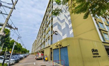 คุ้มสุด! คอนโดใกล้ ม.กรุงเทพ วิวสวย โครงการ พลัมคอนโด รังสิต อไลฟ์ 1 (Plum Condo Rangsit Alive 1) ชั้น 8 ขนาด 26.25 ตร.ม. ปล่อยเช่าก็เวิร์ค อยู่เองก็เ