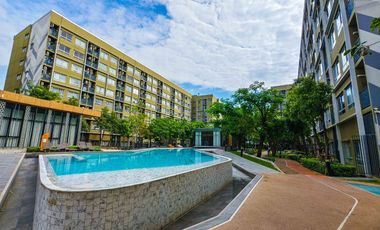 คุ้มสุด! คอนโดใกล้ ม.กรุงเทพ วิวสวย โครงการ พลัมคอนโด รังสิต อไลฟ์ 1 (Plum Condo Rangsit Alive 1) ชั้น 8 ขนาด 26.25 ตร.ม. ปล่อยเช่าก็เวิร์ค อยู่เองก็เ