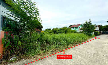 Best Deal in the Area! Prime Land for Sale, 208 Square wah, Thung Song Hong, Lak Si, Near Don Mueang Airport, Suitable for investing in a home office,