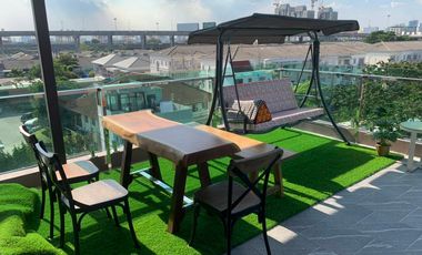 New apartment for sale, size 40 rooms + 2 penthouse, Sukhumvit 50, near BTS On Nut, size 5 floors, usable area 1900 sq m., price 120 million.