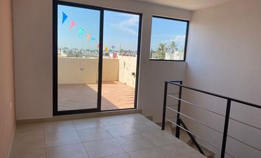 Venta de casa nueva en conjunto cerrado en San Juan Cuautlancingo.