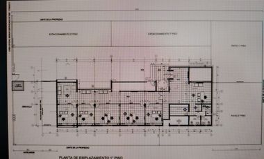 PLANTA PRIMER PISO OFICNAS COMERCIALES 250 Mts2. PAIPOTE