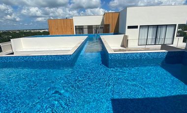 DEPA EN RENTA ALDEA ZAMA TULUM con balcon