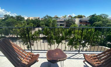 DEPA EN RENTA ALDEA ZAMA TULUM con balcon