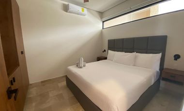 DEPA EN RENTA ALDEA ZAMA TULUM con balcon