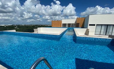 DEPA EN RENTA ALDEA ZAMA TULUM con balcon