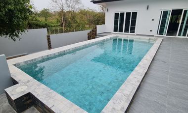 Discover Modern Luxury: Poolside Spa Villa Now for Sale!