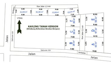 TANAH KAPLING SIAP BANGUN BENDAN KERGON PEKALONGAN